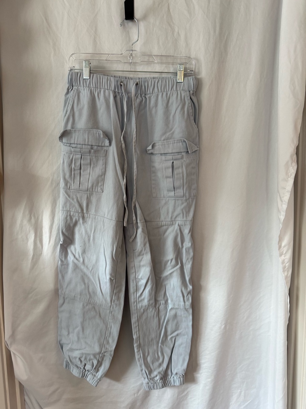 Fashion Nova light blue cargo pants